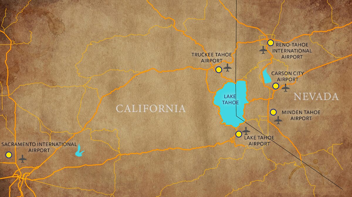 regional airport map